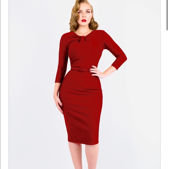 Zoe Vine Dresses & Skirts - ZOE VINE Red Wiggle Dress ❤️